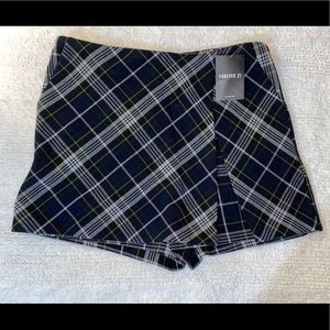 Plaid Skort
